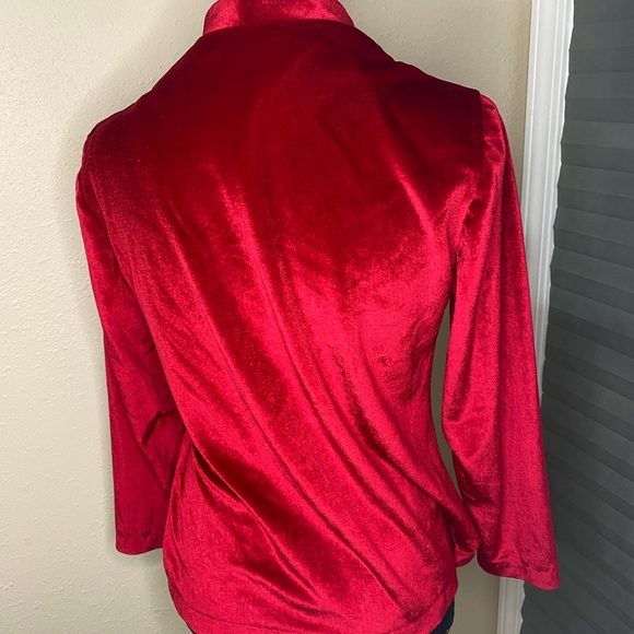 5 for $20 BUNDLE DEAL Vintage Bright Red Cardigan Blazer - Picture 4 of 5